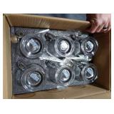 Mfacoy Glass Coffee Mugs Set of 6, Clear Large Coffee Mug 15 Oz With Handles for Hot Beverages, Clear Mugs for Tea, Cappuccino, Latte, Espresso Coffee, Juice, Glass Coffee Cups