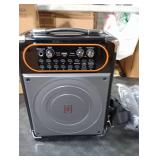 HWWR Karaoke Machine, Portable Bluetooth 5.3 Speaker with 2 Wireless Microphones for Adults, PA System with Echo Adjustment, Support TWS/TF Card/USB/AUX/TVs Connected for Home Party Stage-subwoofers