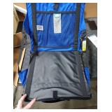 Everlasting Comfort Stadium Seats with Back Support - Adjustable Memory Foam Bleacher Chairs with Back and Cushion, Portable, Easy Folding Stadium Seat Cushion with Storage Pocket