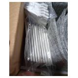 LazBlinds Light Filtering Vertical Blinds Replacement Slats Polyester Fabric for Sliding Glass Door, Patio & Windows, 82.5x3.5, 25 Pack, Grey