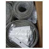 LazBlinds Light Filtering Vertical Blinds Replacement Slats Polyester Fabric for Sliding Glass Door, Patio & Windows, 82.5x3.5, 25 Pack, Grey