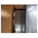 Foluck X-Large Shoe Storage Box, 15 Pack Clear Plastic Stackable Shoe Organizer for Closet, Interlocking Design Shoe Container Bins for Sneakers, Foldable Shoe Rack with Lids, Black