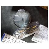 I-xun Modern Pendant Light Fixtures for Kitchen Island, Farmhouse Striped Glass Pendant Lighting with Gold Socket, Stylish Ceiling Light for Dining Room and Living Room (7.87