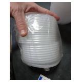 AOZITA 20 Sets 32 oz Plastic Deli Food Containers With Lids, Airtight Food Storage Containers, Freezer/Dishwasher/Microwave Safe, Soup Containers For Takeout Meal Prep Storage