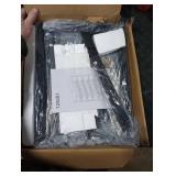 HOOBRO Shoe Rack for Entryway, 5-Tier Shoe Organizer with Adjustable Mesh Shelves, 16-20 Pairs of Shoes, Spacious Floor Mount, Metal, Industrial, Shoe Shelf for Closet, Rustic Brown BF12XJ01