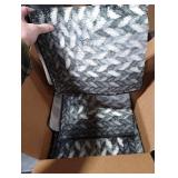 Maples Rugs Marion Bohemian Braided Design Print Runner Rug Made in USA Washable, Non Slip Indoor Long Carpet for Hallway, Kitchen, and Laundry Room, 2