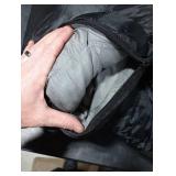 MEREZA Double Sleeping Bag for Adults Mens with Pillow, XL Queen Size Two Person Sleeping Bag for All Season Camping Hiking Backpacking for Cold Weather & Warm Black