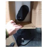 Onwecen Battery Operated Wall Sconces Set of Two, Wireless Black Wall Lights with 10000mAh RGB Rechargeable Bulb and Remote Control, Sconces Wall Decor for Bedroom Living Room 11.2 in