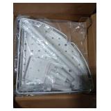 ELYKEN Corner Shower Caddy Standing, 3 Tier Rustproof Metal Shower Organizer with Soap Holder, Floor Shower Corner Shelf Rack Storage Stands with Adjustable Feet for Bathroom, White