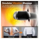 FAMKCY 3-in-1 Electric Lumbar Support Pillow for Bed and Chair, Smooth Spine Triple Fusion Back Massager with Heated, Vibration and Traction for Lower Back Pain Relief and Spine Support