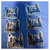 Atlanta Skyline Magnets - Retail: $8