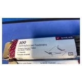 (3) Smead Self-Adhesive Folder Fasteners 100-Pack - Retail: $12