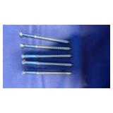 Lag Screws 1/2 x 7 Steel Fasteners - Retail: $22