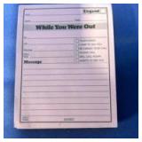 While You Were Out Message Pads - Pack of 4 - Retail: $15
