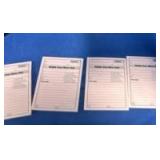While You Were Out Message Pads - Pack of 4 - Retail: $10