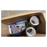 Mystery Box Misc and Blue Solid Wood Paper Towel Holder - Retail: $15