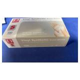 Basic Vinyl Exam Gloves Small - 100 Count - Retail: $12