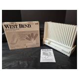 West Bend Automatic Bread Maker with NIB Bread Slicer with Manual