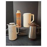 Assorted Brand Vacuum Bottle Collection including Thermos