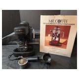 NIB Mr. Coffee Steam Espresso and Cappuccino Maker