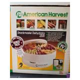 NIB American Harvest Snackmaster 2200 Food Dehydrator with Manual