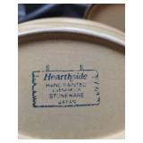 Hearthside Floral Dinnerware Set, 42 Piece,    Handpainted, Ovenproof Stoneware