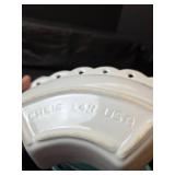 California L48 Ceramic, Made in USA, Individual Candy/Appetizer Dishes Scalloped Edges with Vintage Pitcher and More