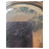 Chrome Lazy Susan with Glass Inserts,  Butter Dish with Glass Insert, Mini Salt and Pepper Shakers and More