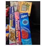 Kitchen Bundle - Oven Bags Multiple Sizes,   Various Aluminum Pans Reynolds and Ziploc Collection, Tablecloth and More