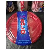Solo Brand Party Supply Bundle - Cups and Plates