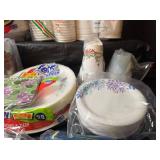 Disposable Party Supply Lot - Hefty & Mixed Brands