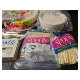Disposable Party Supply Lot - Hefty & Mixed Brands