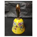 Price Import - Japan Floral Bell with Gold Colored Handle