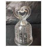 Bell Collection - Hoffbauer Byrds Design Crystal Made in Germany, 1995 Porcelain Christmas Bell and More