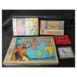 Vintage Milton Bradley 1960s Board Game Collection and More