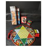Vintage Classic Board Game Collection - Chinese Checkers, Uno, Jenga and More