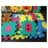 Vintage Tuffy Tote Book Set, Giant Pegboard, Soft Foam Floor Puzzle and More