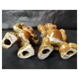 Vintage 1940s Japan Ceramic Baby Figurines Set