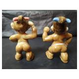 Vintage 1940s Japan Ceramic Baby Figurines Set