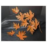 Copper and Brass Maple Leaf Wall Art