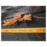 Copper and Brass Maple Leaf Wall Art