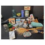 Assorted Lot - Red Wing Turquoise Dish, NIB Handheld Game and More