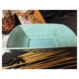 Assorted Lot - Red Wing Turquoise Dish, NIB Handheld Game and More