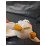 Decorative Collection - Ceramic Cow Creamer and Rose Plates Made in Japan, Ceramic Swan Candle Holders and More