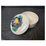 Decorative Collection - Ceramic Cow Creamer and Rose Plates Made in Japan, Ceramic Swan Candle Holders and More