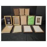 Mixed Lot Picture Frames - Gold & Wood Finish