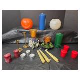 Assorted Candles and Decorative Pieces