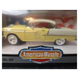 NIB Vintage Ertl 1955 Chevrolet Bel Air American Muscle Die-Cast 1/18 Model, Collector