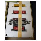 Vintage 1968 Aurora Postage Stamp Trains Micro-Gauge Set