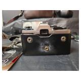 Olympus OM10 Film Camera Kit with Accessories